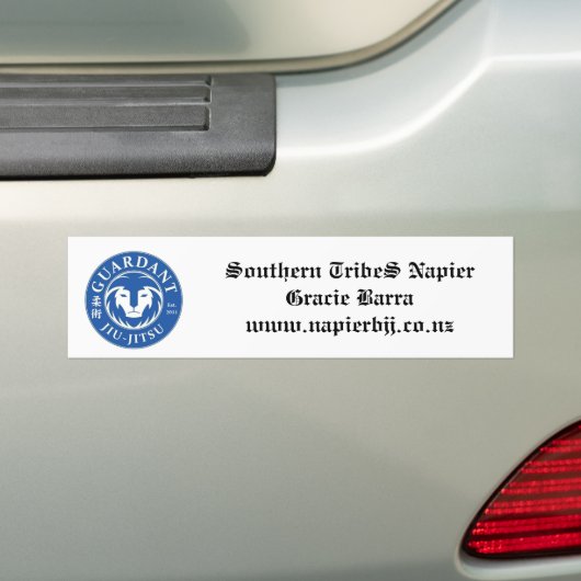 BJJ-producten Bumpersticker (Op auto)