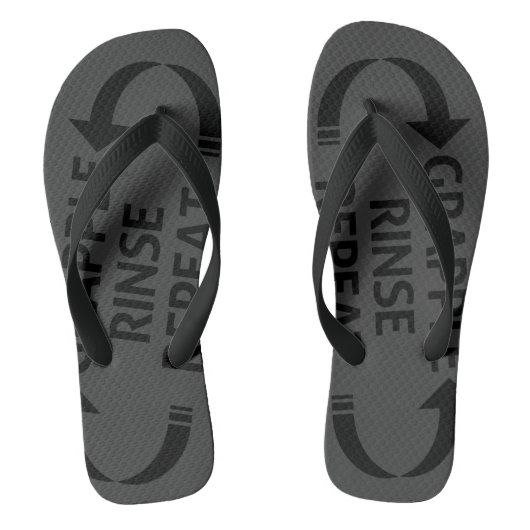 BJJ Rangsandalen (Zwarte gordel) Teenslippers (Voetbed)