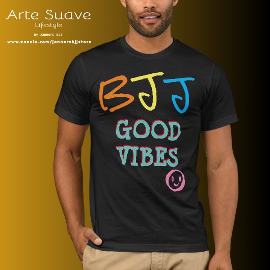 BJJ Retro 80s Acid House Gepersonaliseerde goede v T-shirt