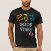 BJJ Retro 80s Acid House Gepersonaliseerde goede v T-shirt (Voorkant)