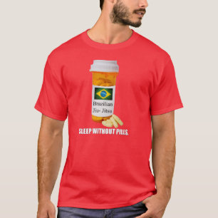 BJJ Slaap zonder donkere T-shirt te pillen