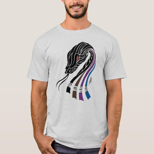 BJJ Snake Belts voor Jiu Jitsu T-shirt (Voorkant)