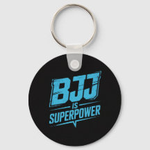 BJJ staat voor Super-Power  Graphic Sleutelhanger