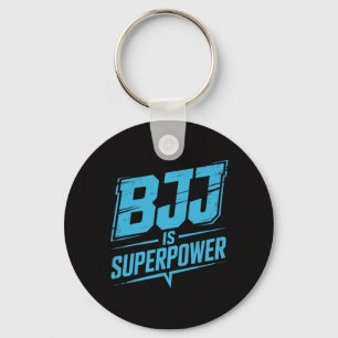BJJ staat voor Super-Power Graphic Sleutelhanger