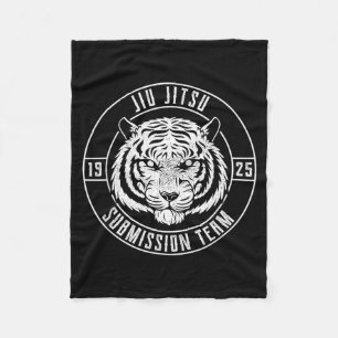 BJJ Tiger - Braziliaans Jiu Jitsu en Grappling Fleece Deken