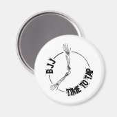 BJJ - Tijd om te tikken Magneet (Voorkant / Achterkant)