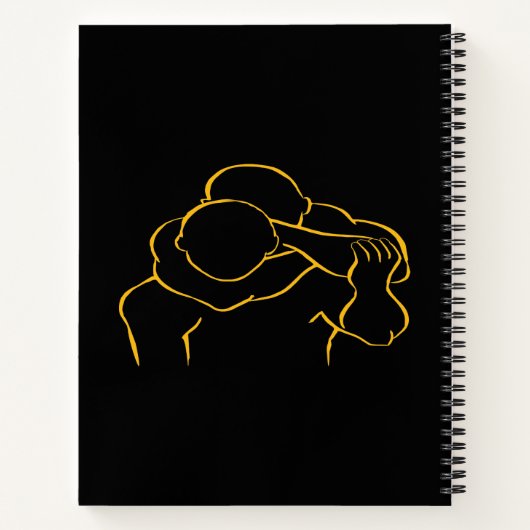 BJJ Train Smart Fight Hard  Jiu Jitsu Notitieboek (Achterkant)