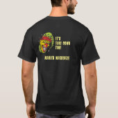 BJJ volledig bewerkbare voor- en achtermaniak nar T-shirt (Achterkant)