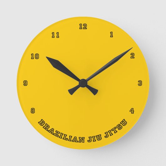 BJJ Wall Clock Ronde Klok (Voorkant)
