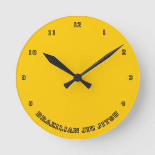 BJJ Wall Clock Ronde Klok