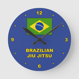 BJJ Wall Clock Ronde Klok
