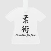BJJ White Belt Gi-kerstversiering Ornament (achterkant)