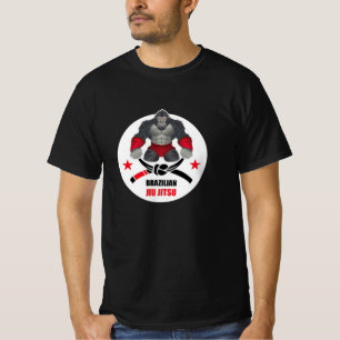 BJJ Zwarte Band Gorilla Jiu Jitsu T-shirt