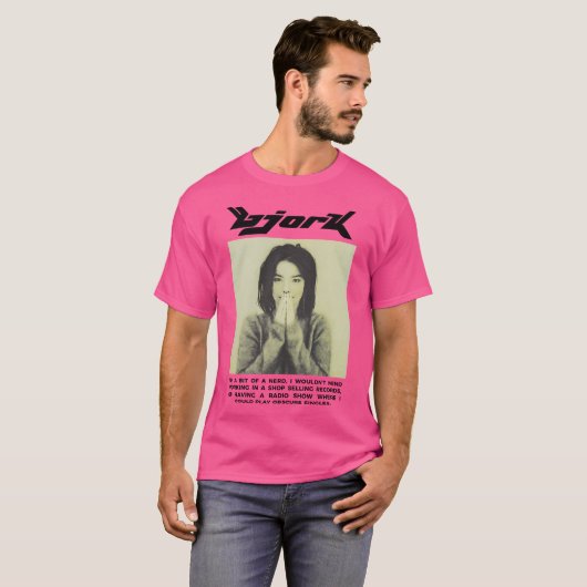 Bjork Nerd T-shirt (Voorkant volledig)