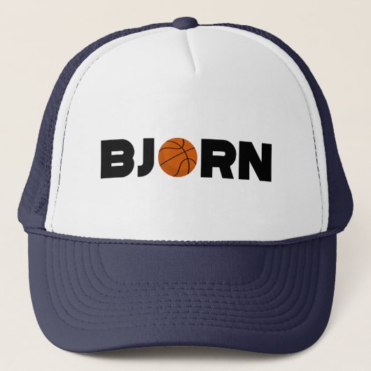 Bjorn Basketball Trucker Pet (Voorkant)