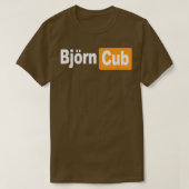 Bjorn Cub Cute Baby Beer T-shirt (Design voorkant)