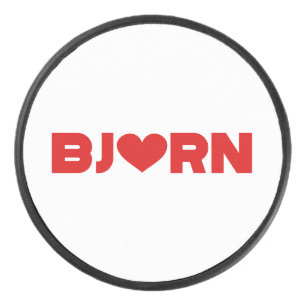 Bjorn Love Hockey Puck