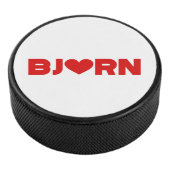 Bjorn Love Hockey Puck (3/4)