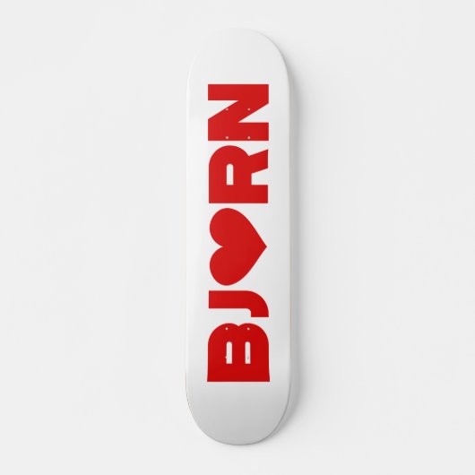 Bjorn Love Persoonlijk Skateboard (Voorkant)