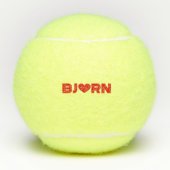 Bjorn Love Tennisballen (Voorkant)