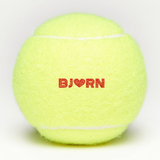 Bjorn Love Tennisballen (Voorkant)