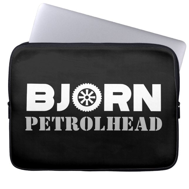 Bjorn Petrol Head Laptop Sleeve (Voorkant)
