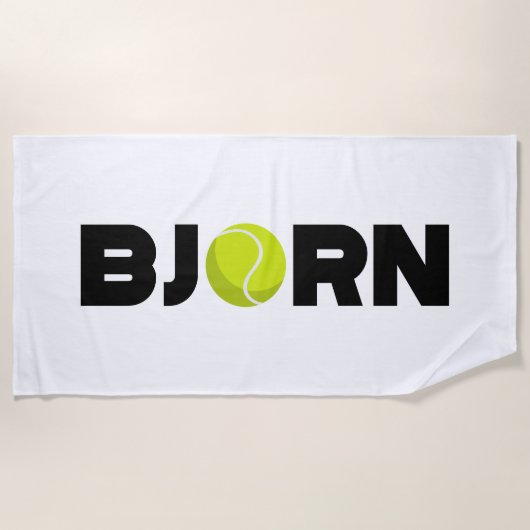 Bjorn Tennis Strandlaken (Voorkant)
