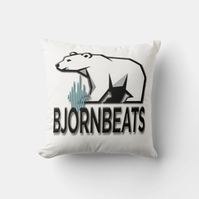 BjornBeats Throw Pillow Kussen (Voorkant)