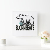 BjornBeats Wall CLock Vierkante Klok (Huis)
