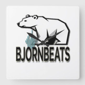 BjornBeats Wall CLock Vierkante Klok