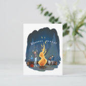 Bjornstad A&C Bonfire Briefkaart (Staand voorkant)