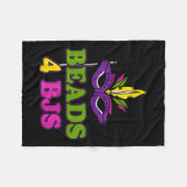 Bjs Dirty Mardi Gras Fleece Deken (Voorkant (Horizontaal))