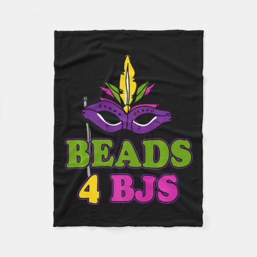Bjs Dirty Mardi Gras Fleece Deken (Voorkant)