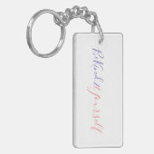 BK2YS | "BeKind2YourSelf" Sleutelhanger (Voorkant Links)