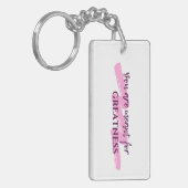 BK2YS | "Je bent het middel voor het wezen" Sleutelhanger (Voorkant Links)