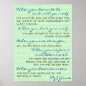 BK2YS | "Liefde als eerste" Poster (Voorkant)