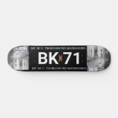 BK 71 TIM BROWN 7 3/4-inch skateboard deck (Horizontaal)