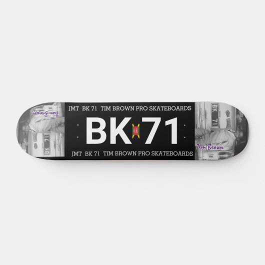 BK 71 TIM BROWN 7 3/4-inch skateboard deck (Horizontaal)