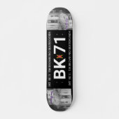 BK 71 TIM BROWN 7 3/4-inch skateboard deck (Voorkant)