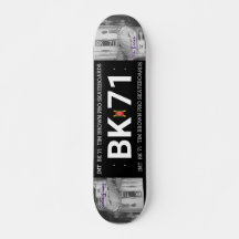 BK 71 TIM BROWN 7 3/4-inch skateboard deck