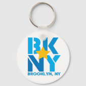 BK Brooklyn Blue Sleutelhanger (Voorkant)