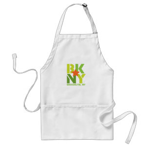 BK Brooklyn Green Apron Standaard Schort