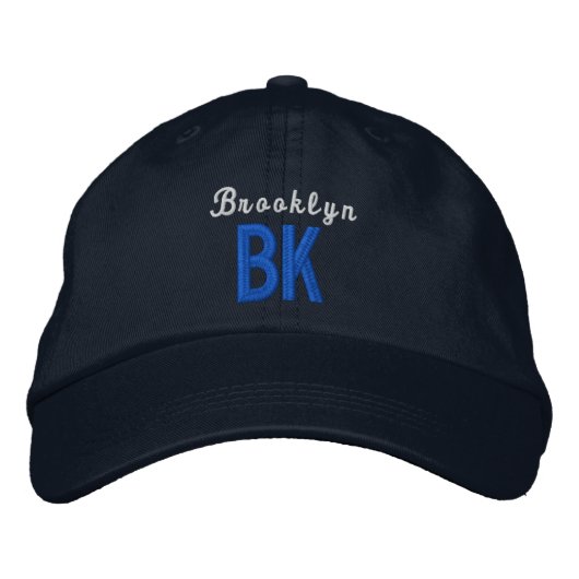 BK Brooklyn New York Personalized Adjustable Pet (Voorkant)