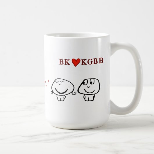 "BK hart KGBB" Koffiemok (Rechts)
