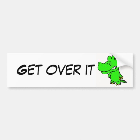 BK- krijg over het gatorsticker Bumpersticker (Voorkant)