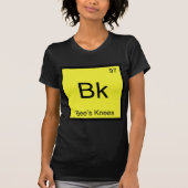 Bk - T-shirt bijenknees Chemistry Element Symbool  (Voorkant)