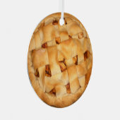 Bked Apple Pie Metalen Ornament (Voorkant Rechts)