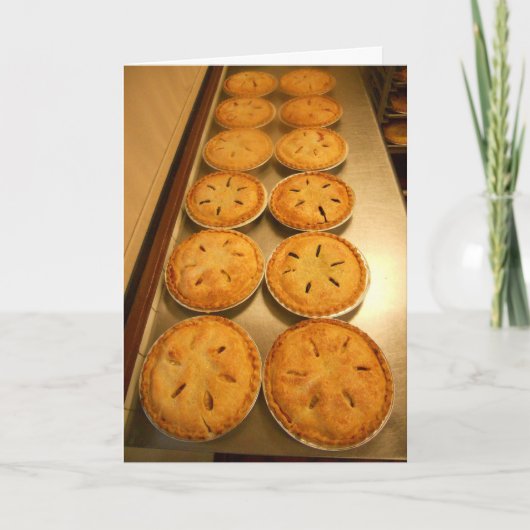 "Bked Pies" - Hartelijk dank Kaart (Voorkant)