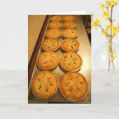 "Bked Pies" - Hartelijk dank Kaart (Gele Bloem)