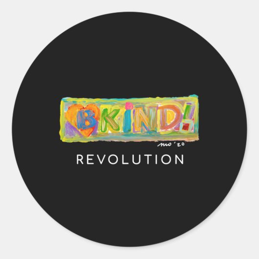Bkind Ronde Sticker (Voorkant)